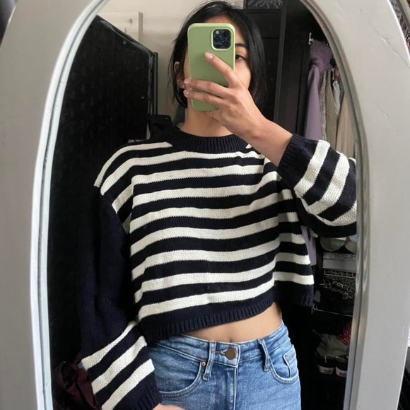 Topshop knit striped sweater - Picture 2 of 4